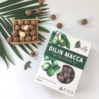 Hạt Macca DiLin Lâm Đồng 500g Sấy Lạnh Ăn Liền Size Trung - Giá chỉ 115.000 VNĐ 3