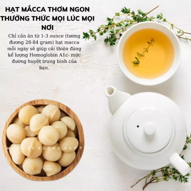 Hạt Macca Nhân Không Vỏ 500g Daklak Cao Cấp - Giòn Thơm Tự Nhiên, Giá Xưởng 169k-130k 2