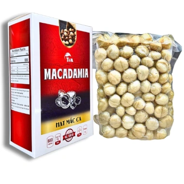 Hạt Macca Nhân Không Vỏ 500g Daklak Cao Cấp - Giòn Thơm Tự Nhiên, Giá Xưởng 169k-130k 9