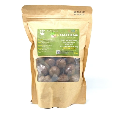 Hạt macca sấy Cao Nguyên Lâm Đồng 500g Mai Thảo – Size 28-32, giảm giá 185.000đ 4 Hạt macca sấy Cao Nguyên Lâm Đồng 500g Mai Thảo – Size 28-32, giảm giá 185.000đ 4