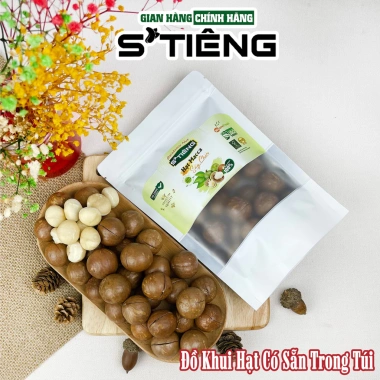 Hạt Macca Sấy Chín Nứt Vỏ STIÊNG Giòn Ngon - Giá Gốc 106,650đ Giảm còn 85,320đ
