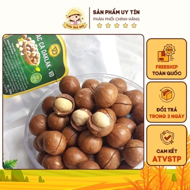 Hạt macca sấy nứt vỏ cao cấp Đặc sản Đắk Lắk 500g - Đồ ăn vặt Tết ngon, giảm giá 135k