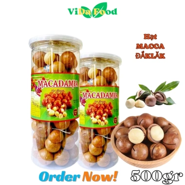Hạt Macca Size Đắk Lắk 500g Thơm Nhân Trắng Cam - Đồ Ăn Vặt Hà Nội Giá 125k