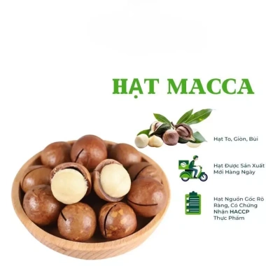 Hạt Macca Size Đắk Lắk 500g Thơm Nhân Trắng Cam - Đồ Ăn Vặt Hà Nội Giá 125k