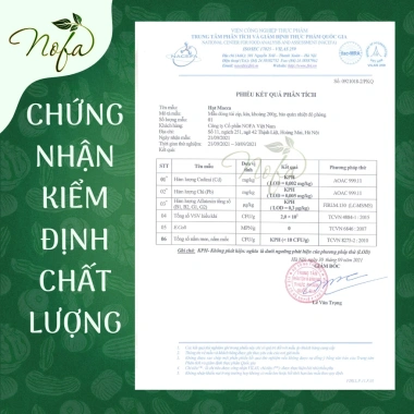 Hạt Macca Úc nứt vỏ NOFA 500g - Tặng khui hạt, nhập khẩu, đủ hóa đơn, giá chỉ 55.000 VND 5 Hạt Macca Úc nứt vỏ NOFA 500g - Tặng khui hạt, nhập khẩu, đủ hóa đơn, giá chỉ 55.000 VND 5