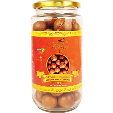 Hạt Macca Úc nứt vỏ NOFA 500g - Tặng khui hạt, nhập khẩu, đủ hóa đơn, giá chỉ 55.000 VND 10 Hạt Macca Úc nứt vỏ NOFA 500g - Tặng khui hạt, nhập khẩu, đủ hóa đơn, giá chỉ 55.000 VND 10