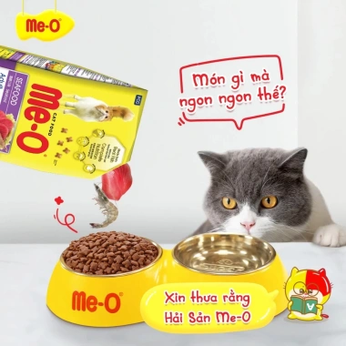 Hạt Me-O 1.2kg cho Mèo Trưởng Thành – Vị Cá Ngừ, Cá Thu, Hải Sản, Ngừa Tiết Niệu, Giao 21H 7