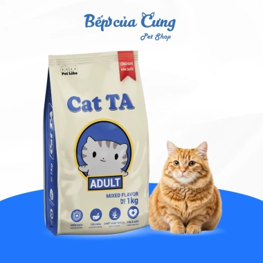 Hạt Mèo Cat TA 4.5kg Vị Gà Tây & Cá Ngừ - Lông Óng Mượt, Hạn Rụng, Giá 222.000đ