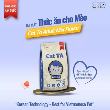 Hạt Mèo Cat TA 4.5kg Vị Gà Tây & Cá Ngừ - Lông Óng Mượt, Hạn Rụng, Giá 222.000đ 5 Hạt Mèo Cat TA 4.5kg Vị Gà Tây & Cá Ngừ - Lông Óng Mượt, Hạn Rụng, Giá 222.000đ 5