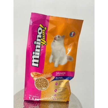 Hạt MININO Cá Hồi 1.5kg Dinh Dưỡng Toàn Diện Cho Mèo Mọi Lứa Tuổi - Giá Ưu Đãi 140k 9 Hạt MININO Cá Hồi 1.5kg Dinh Dưỡng Toàn Diện Cho Mèo Mọi Lứa Tuổi - Giá Ưu Đãi 140k 9