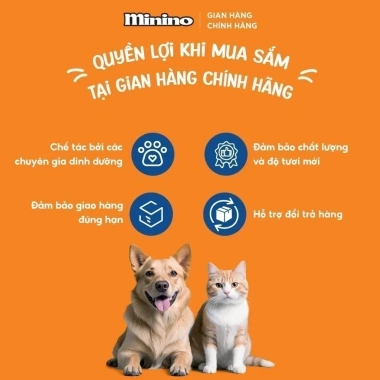 Hạt MININO YUM Vị Mực 1.5kg, Thức Ăn Mèo Mọi Lứa Tuổi, Giá Giảm 135k