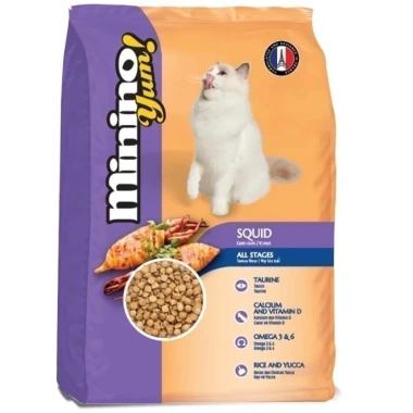 Hạt MININO YUM Vị Mực 1.5kg, Thức Ăn Mèo Mọi Lứa Tuổi, Giá Giảm 135k 10 Hạt MININO YUM Vị Mực 1.5kg, Thức Ăn Mèo Mọi Lứa Tuổi, Giá Giảm 135k 10