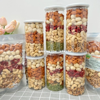 Hạt mix cao cấp 500g: Macca, hạnh nhân, óc chó, hạt điều, mắc ca, hạt bí - Giảm từ 246k còn 200k 2 Hạt mix cao cấp 500g: Macca, hạnh nhân, óc chó, hạt điều, mắc ca, hạt bí - Giảm từ 246k còn 200k 2