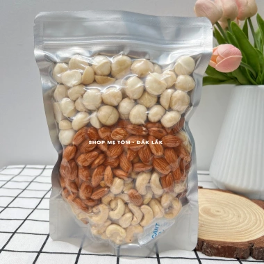 Hạt mix cao cấp 500g: Macca, hạnh nhân, óc chó, hạt điều, mắc ca, hạt bí - Giảm từ 246k còn 200k 7 Hạt mix cao cấp 500g: Macca, hạnh nhân, óc chó, hạt điều, mắc ca, hạt bí - Giảm từ 246k còn 200k 7