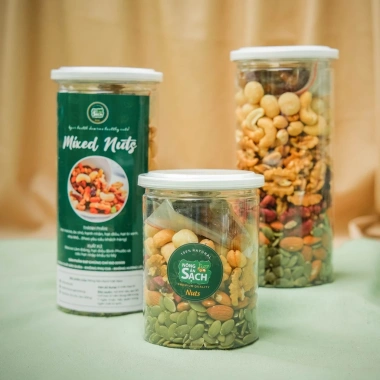 Hạt mix dinh dưỡng 7 loại Macca óc chó hạnh nhân hạt điều bí xanh nho khô 500g Giá 249.000đ 3