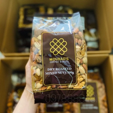 Hạt Mix Dinh Dưỡng Mourad's Úc 500g Cao Cấp - Hạnh Nhân, Macadamia, Hạt Bí, Óc Chó, Dẻ Cười, Giá Ưu Đãi 229k