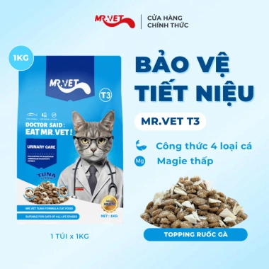 Hạt MR.VET T3 1KG - Hỗ Trợ Đường Tiết Niệu, Thức Ăn Cho Mèo, Giá 168.000₫ 9