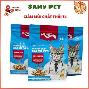 Hạt MRVET T4 1kg Hoả Tốc 21H Cho Mèo Mọi Lứa Tuổi - Giảm Mùi Chất Thải, Tăng Cường Miễn Dịch, Giá Ưu Đãi 168.000₫