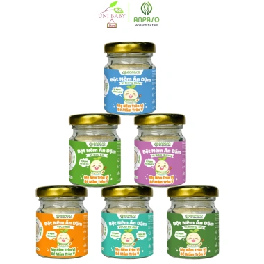 Hạt nêm Anpaso cho bé ăn dặm – Bột mịn tơi, tan nhanh, dậy vị, an toàn, chỉ 73.700 VND