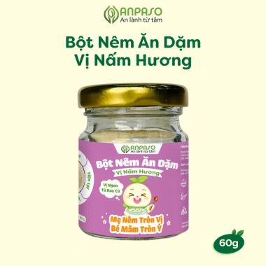 Hạt nêm Anpaso cho bé ăn dặm – Bột mịn tơi, tan nhanh, dậy vị, an toàn, chỉ 73.700 VND