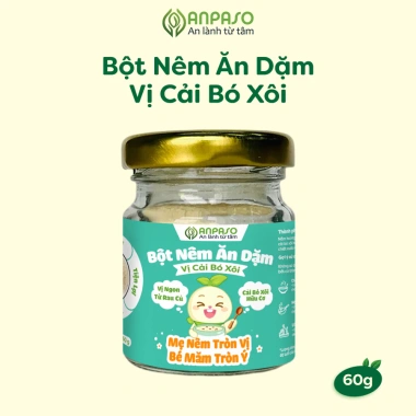 Hạt nêm Anpaso cho bé ăn dặm – Bột mịn tơi, tan nhanh, dậy vị, an toàn, chỉ 73.700 VND