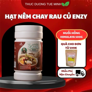 Hạt Nêm Chay Enzy 500g Hoàn Toàn Từ Rau Củ, Tăng Sức Khoẻ Người Ăn Chay Tuệ Minh