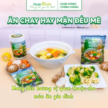 Hạt Nêm Chay Rau Củ FUJA FOODS - Hữu Cơ, Vị Ngọt Tự Nhiên, Không Bột Ngọt - 48.999 VND 7
