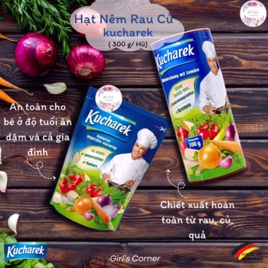 Hạt nêm rau củ Kucharek chay hữu cơ - Gia vị nội địa Đức, ưu đãi 52.000đ 3 Hạt nêm rau củ Kucharek chay hữu cơ - Gia vị nội địa Đức, ưu đãi 52.000đ 3