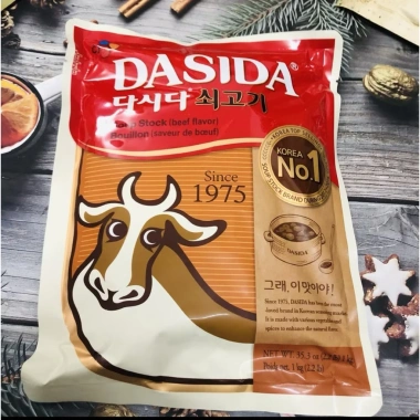 Hạt nêm vị bò Dasida Hàn Quốc 1kg - Chính hãng, giảm còn 235k, hương vị thơm ngon