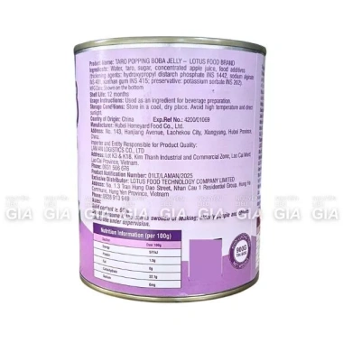 Hạt nổ Lotus lon 900g - Khoai Môn, giảm giá 22% chỉ 109.400₫, thơm giòn, tiện lợi 3