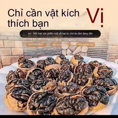 Hạt óc chó đen vỏ vàng Đặc sản Tân Cương - Hạt điều 100% tự nhiên, ăn vặt bổ dưỡng 239.900₫ 9
