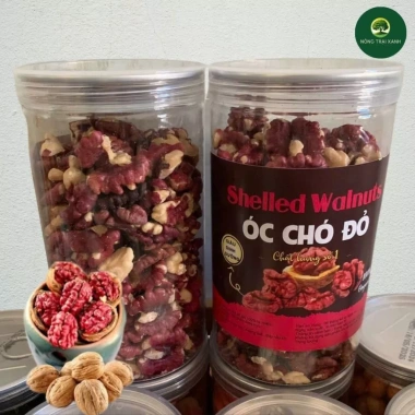 Hạt óc chó đỏ tách vỏ 500g Nông Trại Xanh – Ngũ cốc dinh dưỡng cho mẹ & bé, ăn vặt ngon, giá chỉ 295.274₫