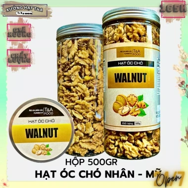 Hạt óc chó Nhân Mỹ 500gr loại 1 cao cấp, không vỏ nguyên vị - giá xưởng 120k (giá gốc 151.200) 8