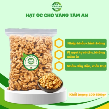 Hạt óc chó nhập khẩu tách vỏ - Óc chó vàng béo giòn tự nhiên, không chất bảo quản | Nông sản Tâm An - Giá 79.000đ 2