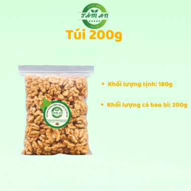Hạt óc chó nhập khẩu tách vỏ - Óc chó vàng béo giòn tự nhiên, không chất bảo quản | Nông sản Tâm An - Giá 79.000đ 10