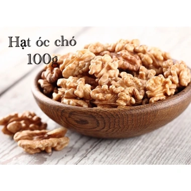 Hạt óc chó tách vỏ 100g: Dinh dưỡng cao, thơm ngon, giá chỉ 28.000đ