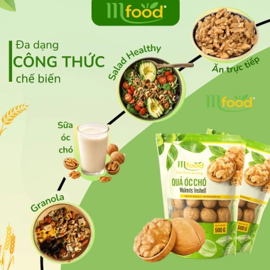 Hạt óc chó vàng Mfood 500g - Giảm 25% chỉ 75.000đ, dinh dưỡng cao, ăn nhẹ ngon