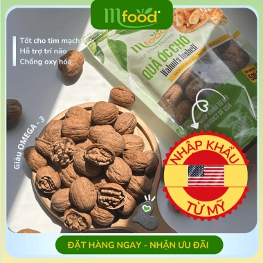 Hạt óc chó vàng Mfood 500g - Giảm 25% chỉ 75.000đ, dinh dưỡng cao, ăn nhẹ ngon 5 Hạt óc chó vàng Mfood 500g - Giảm 25% chỉ 75.000đ, dinh dưỡng cao, ăn nhẹ ngon 5