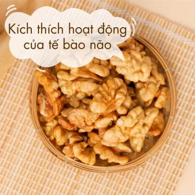 Hạt Óc Chó Vàng Tách Vỏ 500g Nhập Khẩu Mỹ - Dinh Dưỡng, Ăn Vặt Mẹ Bầu, Giảm Cân, BabyRice 109 - Giá 35.000 2