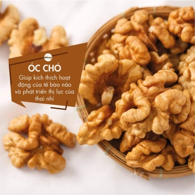 Hạt Óc Chó Vàng Tách Vỏ 500g Nhập Khẩu Mỹ - Dinh Dưỡng, Ăn Vặt Mẹ Bầu, Giảm Cân, BabyRice 109 - Giá 35.000 4