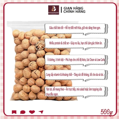 Hạt óc chó vỏ 500gr LOCAFOOD – Omega-3 giàu, bổ não, tốt mẹ bầu và tim mạch, giá ưu đãi 105k 2