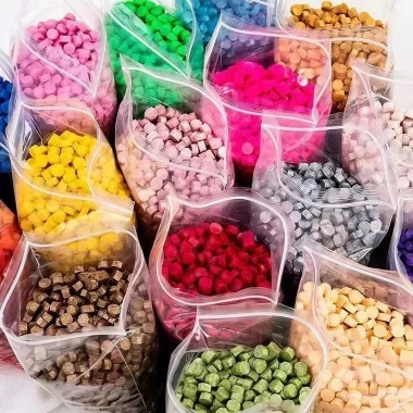 Hạt Sáp Nhũ Đóng Dấu Niêm Màu Sắc Trang Trí Bì Thư Thiệp Cưới Sổ Tay Giá 15.000đ