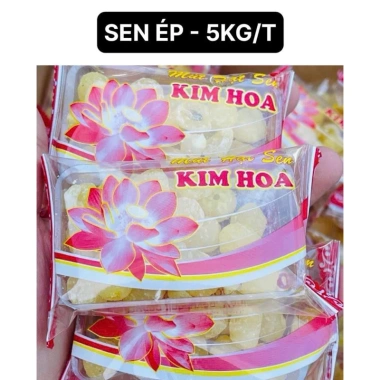 Hạt Sen Ép Kim Hoa - Bánh Mứt Tết Giòn Ngon, Giá 55.000 (giảm từ 70.950)