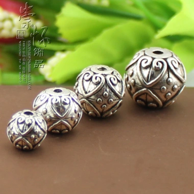 Hạt Spacer DIY Bạc Tây Tạng Phụ Kiện Cardamom Chất Lượng Giá Ưu Đãi 35.499₫