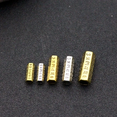 Hạt Spacer Tây Tạng Hợp kim bạc 6 xương Mantra Hexag - Giá ưu đãi 18,927 VND 9 Hạt Spacer Tây Tạng Hợp kim bạc 6 xương Mantra Hexag - Giá ưu đãi 18,927 VND 9