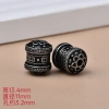 Hạt thùng Bạc Tây Tạng 6 xương - Vòng tay tự làm, Châm ngôn may mắn, Giá 37.190₫ 6