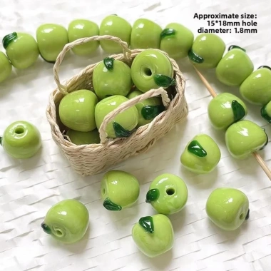 Hạt thủy tinh HYCEO DIY trang sức - Hạt dứa sáng tạo, chất liệu thủ công, giá 44.000đ