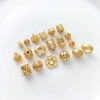 Hạt trống Cát Đào Vàng Lotus Nút thắt Trung Quốc DIY Giá ưu đãi 44.981