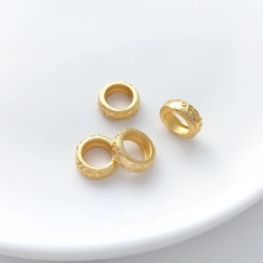 Hạt trống Cát Đào Vàng Lotus Nút thắt Trung Quốc DIY Giá ưu đãi 44.981 2