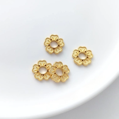 Hạt trống Cát Đào Vàng Lotus Nút thắt Trung Quốc DIY Giá ưu đãi 44.981 3